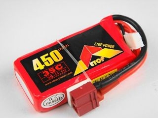 [ET3S450-35C-T]LiPo3S-450mAh(35C)T型コネクター