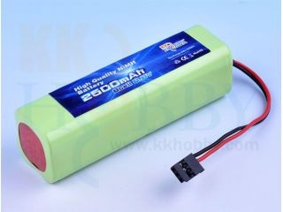 [KK-BT909]【急速充電対応】  プロポ用NiMH（ニッケル水素） 9.6V 2500mA（フタバ用） //2J11A