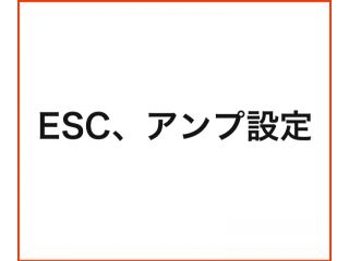 [DH010]ESCアンプ設定