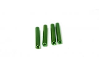 [aｌ35-g]M3-35ｍｍカラーアルミポール GREEN(4pc)【在庫限りで販売終了】