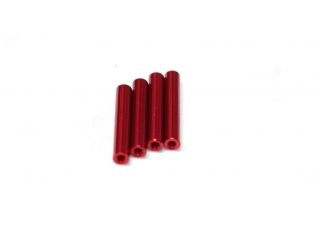 [aｌ35-ｒ]M3-35ｍｍカラーアルミポール RED(4pc)【在庫限りで販売終了】