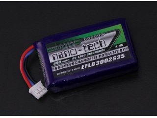 [26734]Turnigy nano-tech 450mAh 2S 65C Lipo (E-flite Compatible - Blade【在庫限りで販売終了】