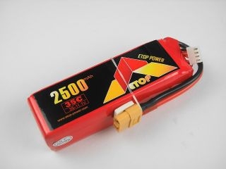 [ET3S2500-35C]【メーカー欠品中】LiPo3S-2500mAh(35C)XT60