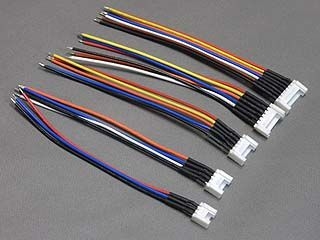 [LIPO-CABLE-4S-B]JST-XH バランス充電用コネクター･受側(4セル用)