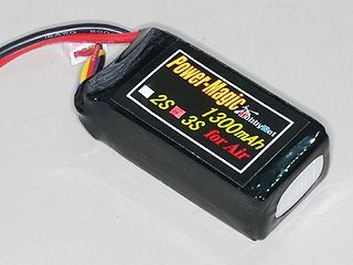 [LW111V1300]11.1V　1300mAh 80C パワーマジック【ライトウェイト】