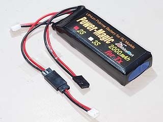 [LWTX74V2000]Power-Magic 送信機用／受信機用7.4V2000mAh　LiPoバッテリー　