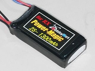 [LWRX74V1300]PowerMagic リポ 7.4V 1300mAh(受信機用)