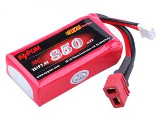 [LB19223]KP K6 7.4V850mAh 35C (KT850/35-2S)