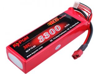 [LB19231]KP K6 14.8V3300mAh 35C (KT3300/35-4S)