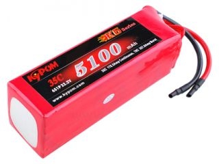 [LB19242]KP K6 22.2V5100mAh 35C (KT5100/35-6S)