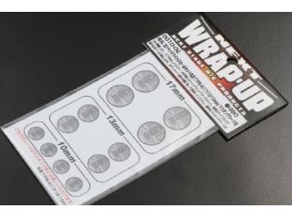 [0010-02]REAL 3D ヘッドライトデカールセット丸目TYPE-A(17/13/10mm) マスキングシート付