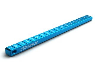 [G0118]【ブルー】ライドハイトゲージ 3.8-7.0mm