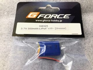 [GB325]3.7V 300mAh LiPoバッテリー [Dressa]