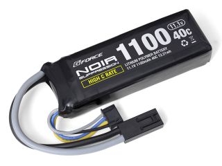 [GFG936]Noir Suppression LiPo 11.1V 1100mAh 40C ミニS互換サイズ