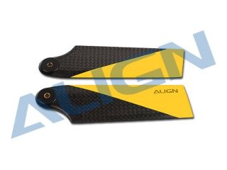 [HQ0950E]95 Carbon Fiber Tail Blade - Yellow