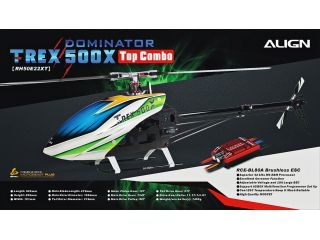 [RH50E22XW]【メーカー欠品中】T-REX 500X TOP Combo