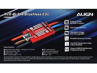 [HES08003]RCE-BL80A Brushless ESC